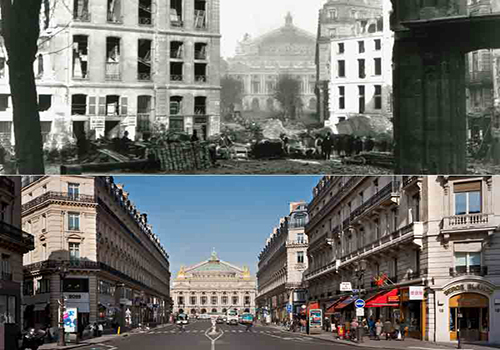 دیوید هاروی شهرسازی معماری3 -پاریس قبل و بعد از تغییرات بارون هوسمان